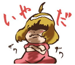 Hysterical Girl by lefthandkemkem sticker #5695626