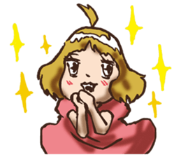 Hysterical Girl by lefthandkemkem sticker #5695627