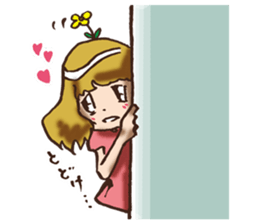 Hysterical Girl by lefthandkemkem sticker #5695629