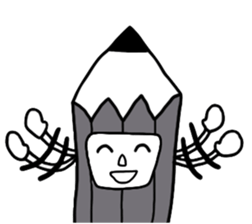 Pencil Boy sticker #5695680