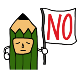Pencil Boy sticker #5695713