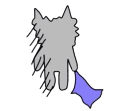 wolf boy sticker #5696208