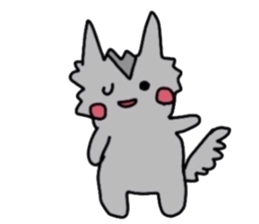 wolf boy sticker #5696230