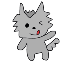 wolf boy sticker #5696234