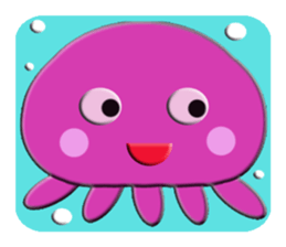 Colorful  Jellyfish sticker #5696876