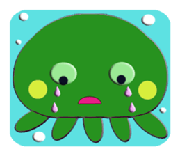 Colorful  Jellyfish sticker #5696885