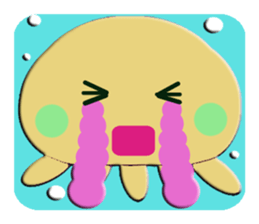 Colorful  Jellyfish sticker #5696887