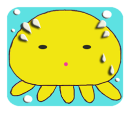 Colorful  Jellyfish sticker #5696889