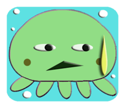 Colorful  Jellyfish sticker #5696890