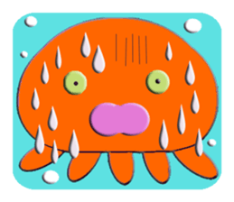 Colorful  Jellyfish sticker #5696891