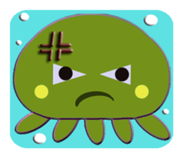 Colorful  Jellyfish sticker #5696892