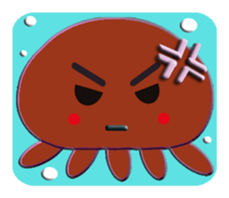 Colorful  Jellyfish sticker #5696893