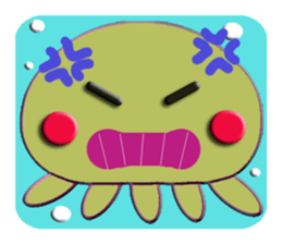 Colorful  Jellyfish sticker #5696894