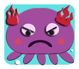 Colorful  Jellyfish sticker #5696895