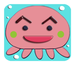 Colorful  Jellyfish sticker #5696896