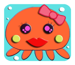 Colorful  Jellyfish sticker #5696897