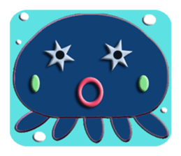 Colorful  Jellyfish sticker #5696900