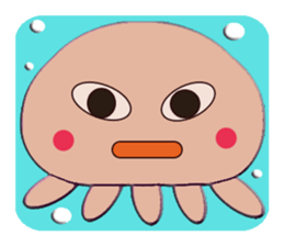 Colorful  Jellyfish sticker #5696901