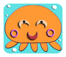 Colorful  Jellyfish sticker #5696906