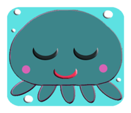 Colorful  Jellyfish sticker #5696909