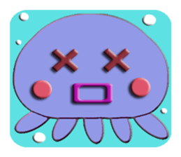 Colorful  Jellyfish sticker #5696911