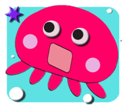 Colorful  Jellyfish sticker #5696912