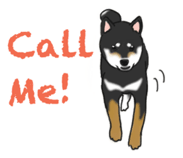 Shiba inu and friends in English sticker #5697095