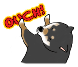 Shiba inu and friends in English sticker #5697105