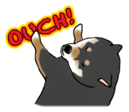 Shiba inu and friends in English sticker #5697105