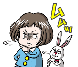 Rinko and Pinta of rabbit 2 sticker #5697280
