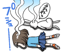 Rinko and Pinta of rabbit 2 sticker #5697294