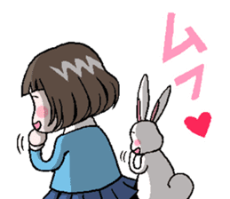 Rinko and Pinta of rabbit 2 sticker #5697295