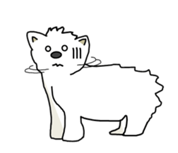 It's a white bear! sticker #5697719