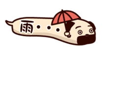 HUKIDASHI INU[PUG] sticker #5698031