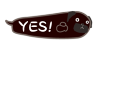 HUKIDASHI INU[PUG] sticker #5698033