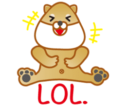 Triangular onigiri Shiba Inu. sticker #5698194