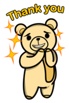 Funny and cute bear sticker #5698400