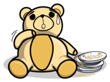 Funny and cute bear sticker #5698406