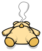 Funny and cute bear sticker #5698414