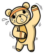 Funny and cute bear sticker #5698415