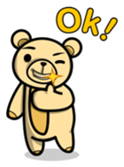Funny and cute bear sticker #5698420