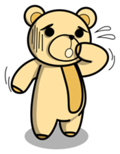 Funny and cute bear sticker #5698422