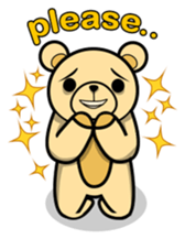 Funny and cute bear sticker #5698423