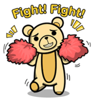 Funny and cute bear sticker #5698424