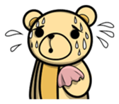 Funny and cute bear sticker #5698427