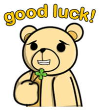 Funny and cute bear sticker #5698428