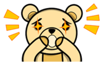 Funny and cute bear sticker #5698433