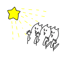 They are like a cat. sticker #5698594