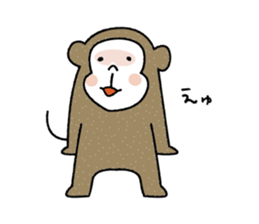 SARUTAMP  (Monkey's Sticker) sticker #5698763