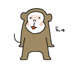 SARUTAMP  (Monkey's Sticker) sticker #5698763